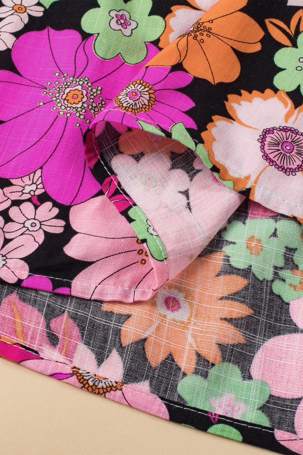 Kayla Floral Mixed Print Blouse