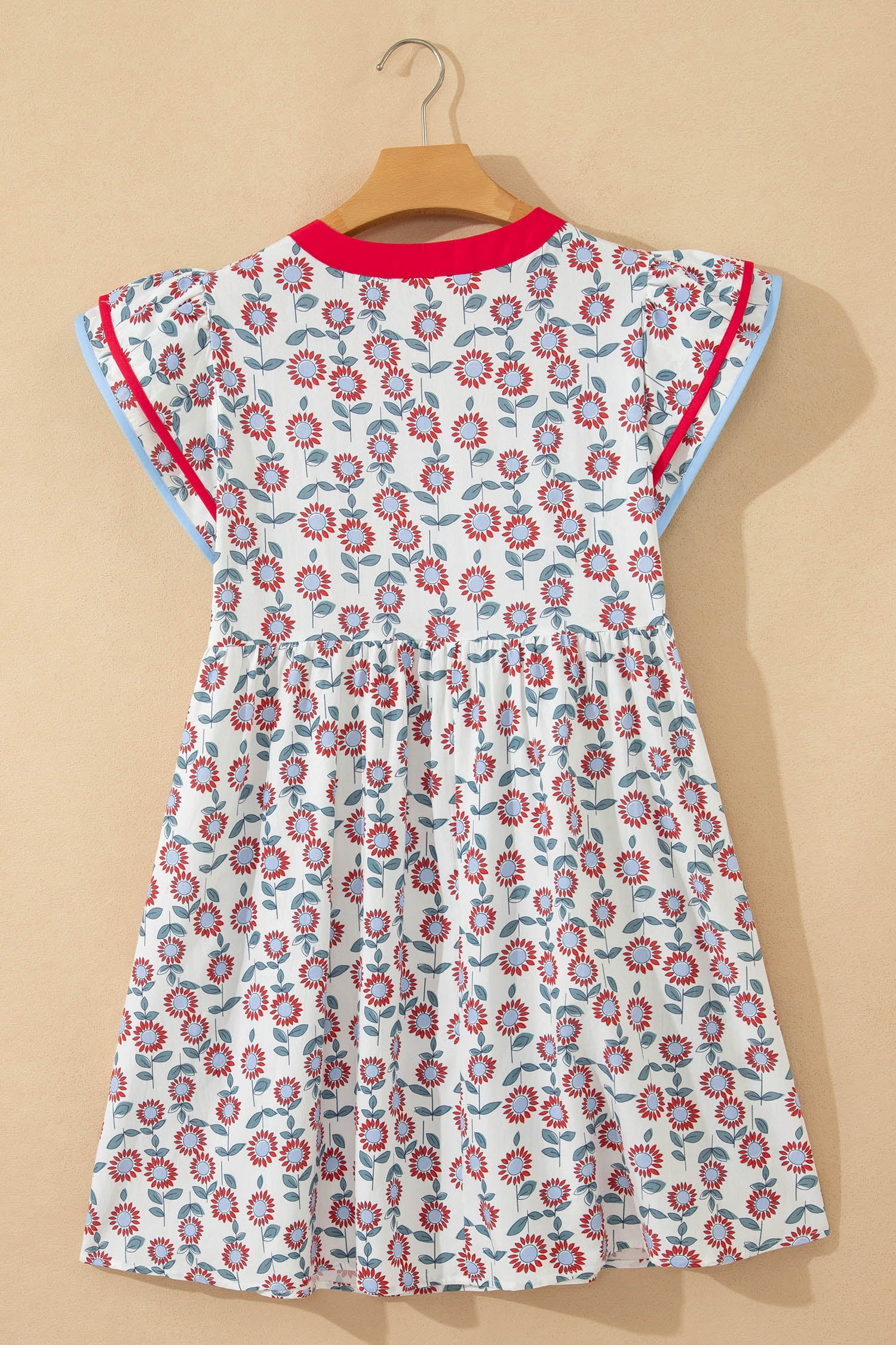Opal Flutter Sleeve Mini Dress