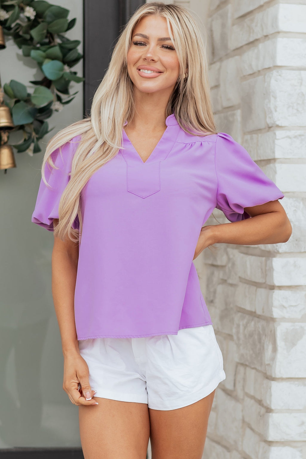 Taylor Puff Sleeve Summer Blouse