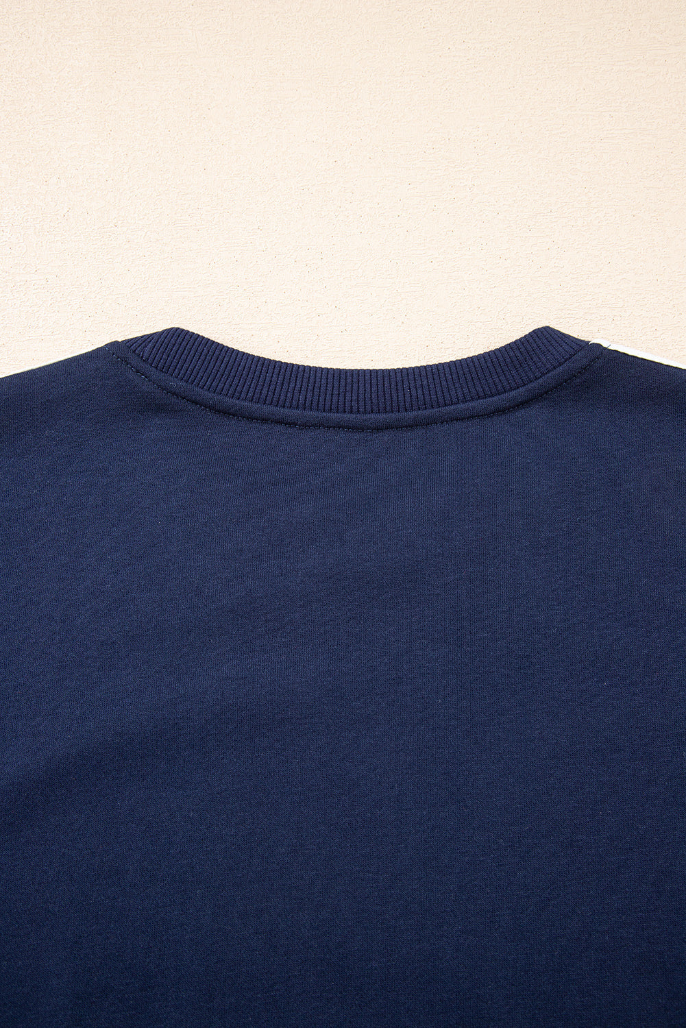 Hana Striped Detail Crewneck Pullover