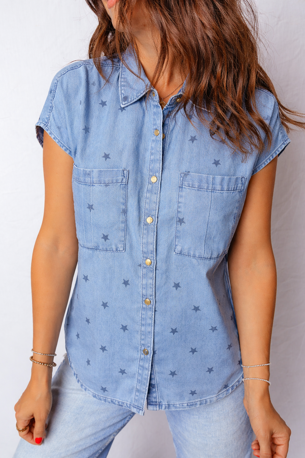 Phoebe Chest Short Sleeve Shirt