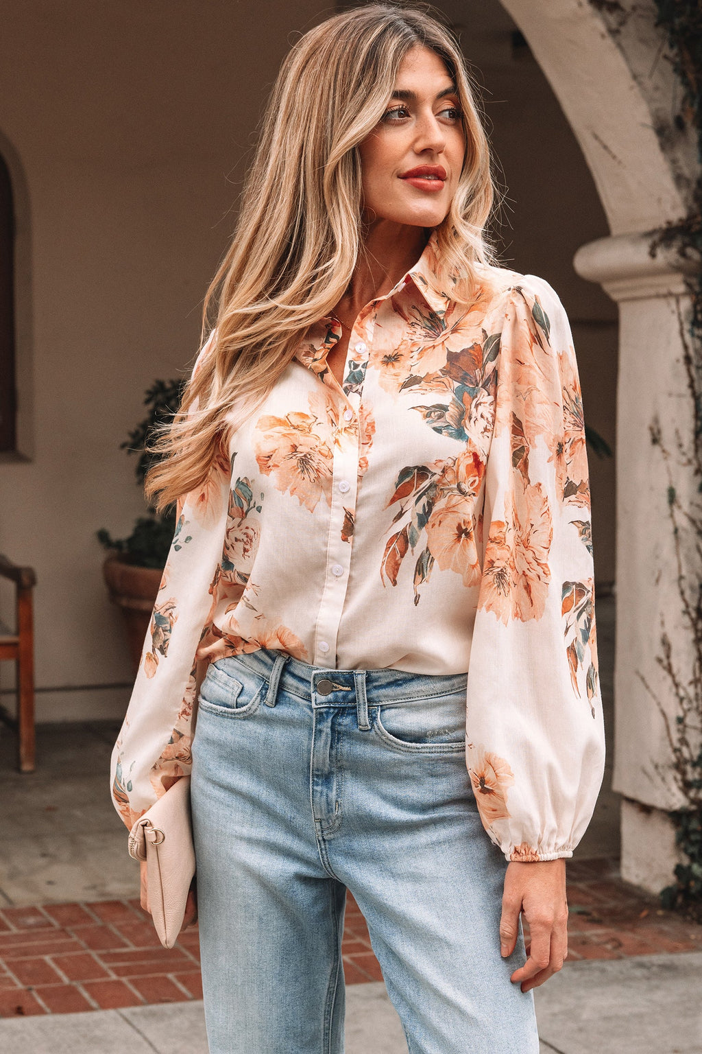 Margot Puff Sleeve Lightweight Shirt