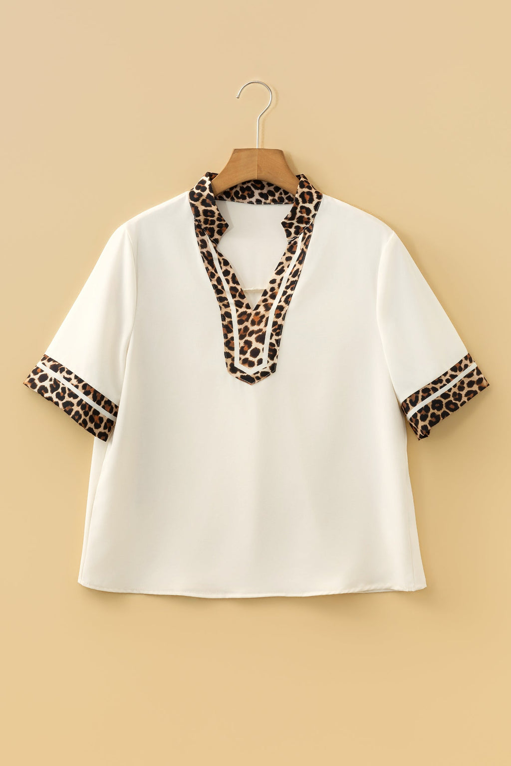 Lakelyn Trim Short Sleeve Blouse