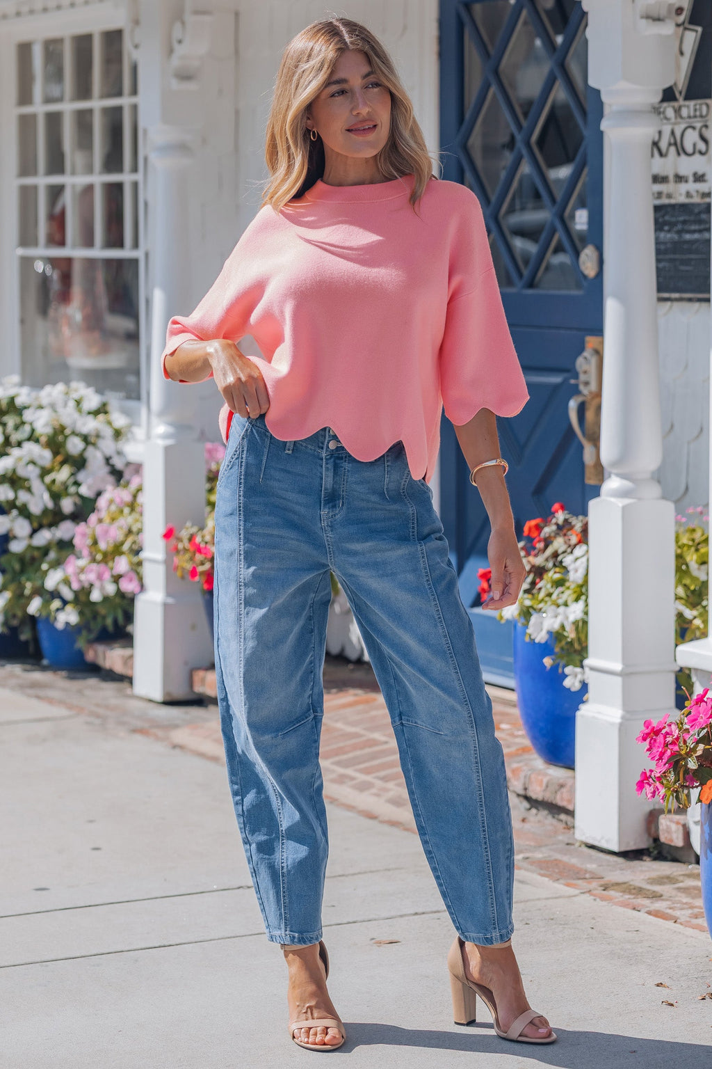 Chloe 3 4 Sleeve Sweater