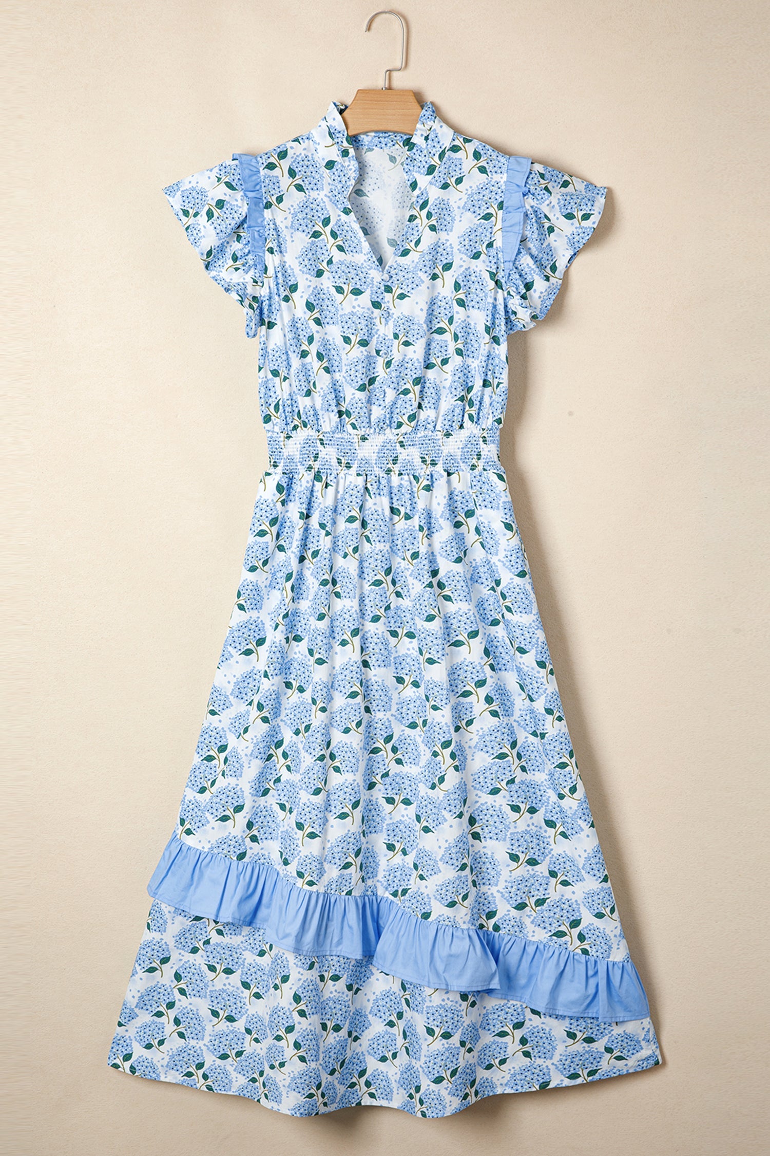 Marlee Flutter Sleeve Long Dress