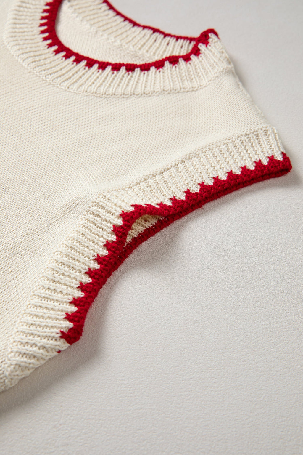 Emmeline Plaid Crawfish Knit Sweater