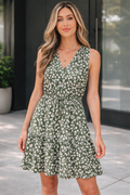Hazel Print Tunic Sleeveless Dress