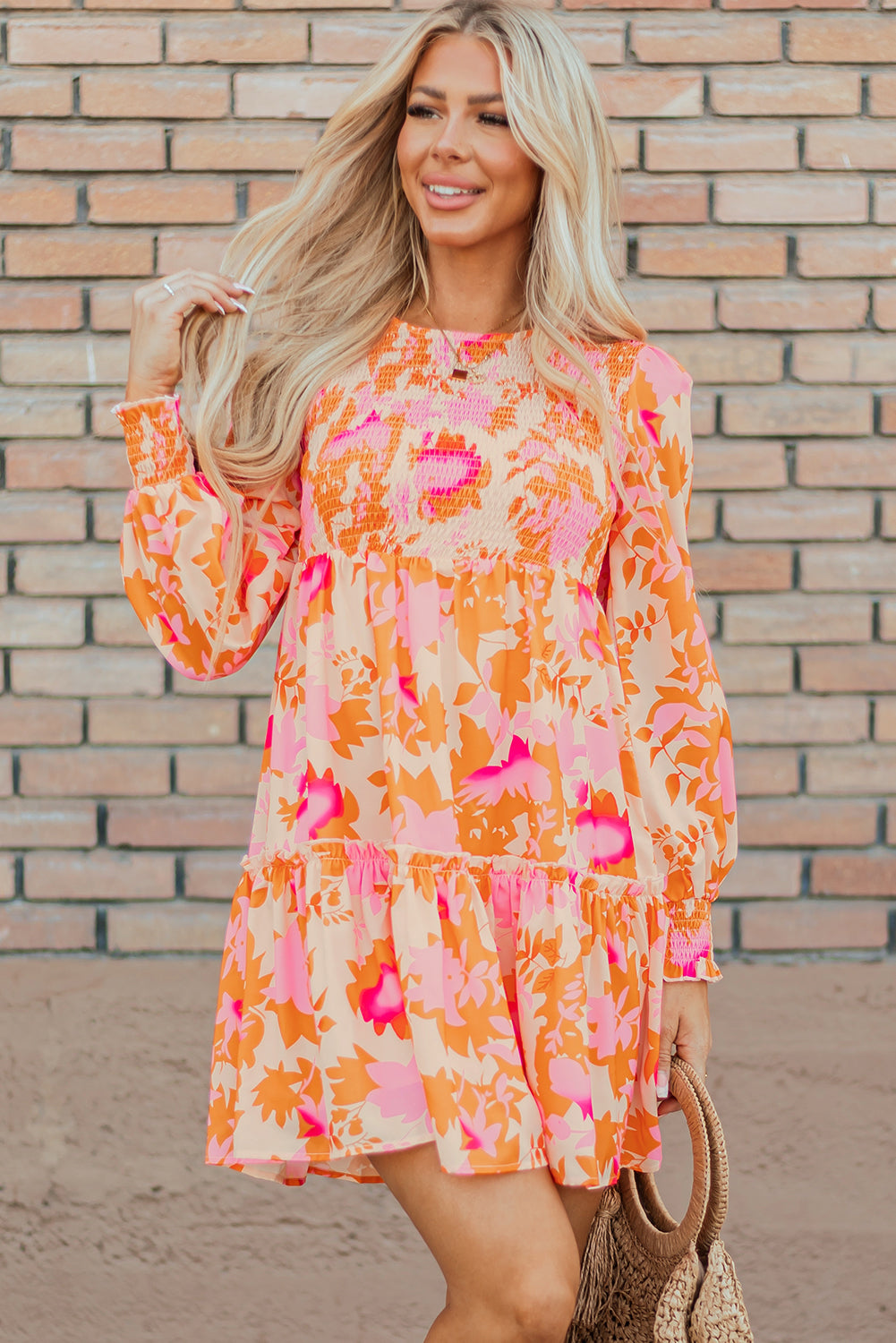 Emmaline Ruffle Mini Dress