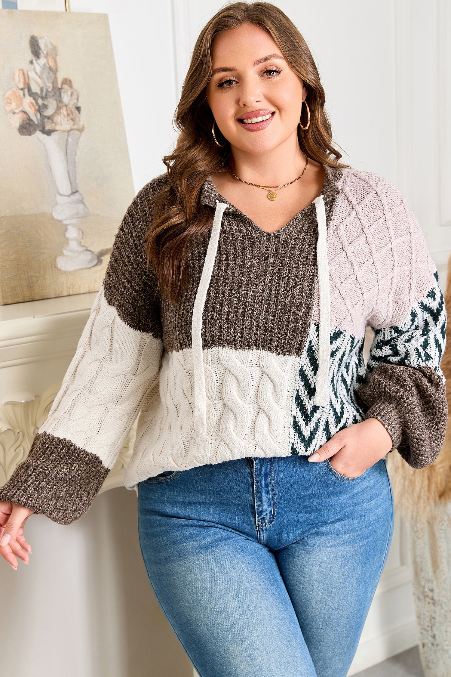 Rivka Back Loose Fit PLUS Sweater
