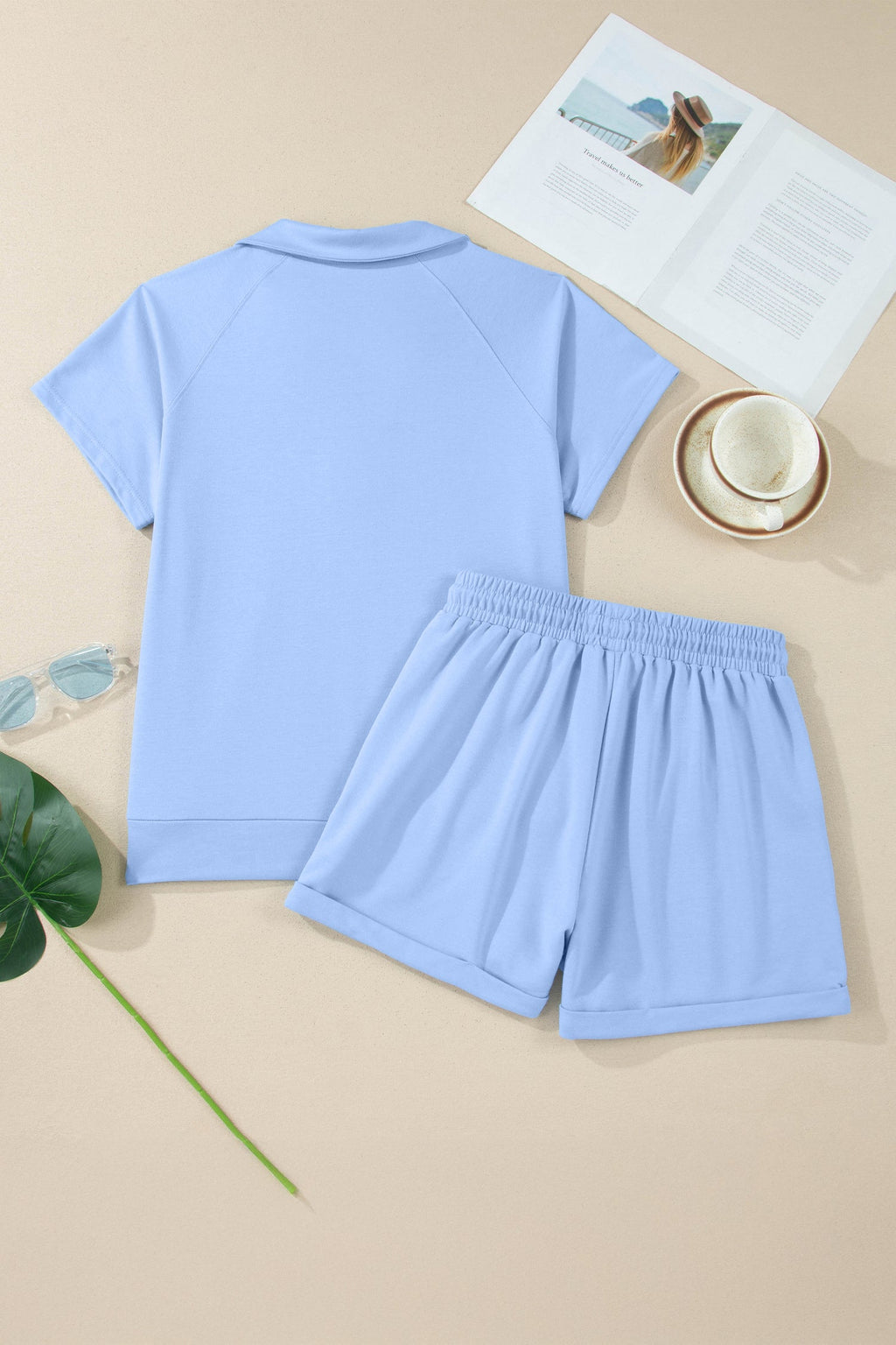 Lillie Collared Tee Set