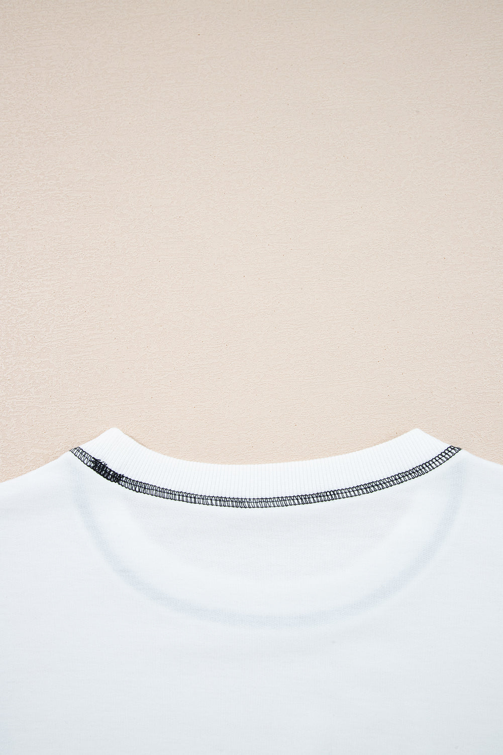 Clare Contrast Stitching Oversize Sweatshirt
