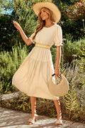 Annie Short Sleeve Midi Dress