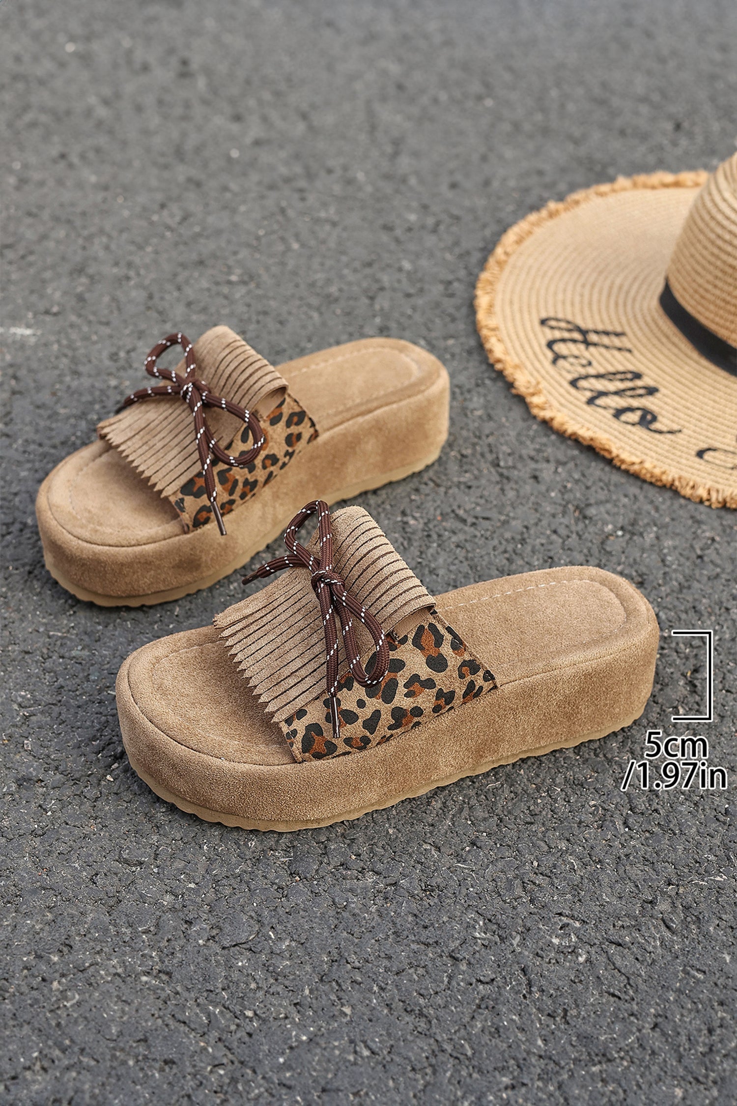Morgan Up Detail Platform Slippers