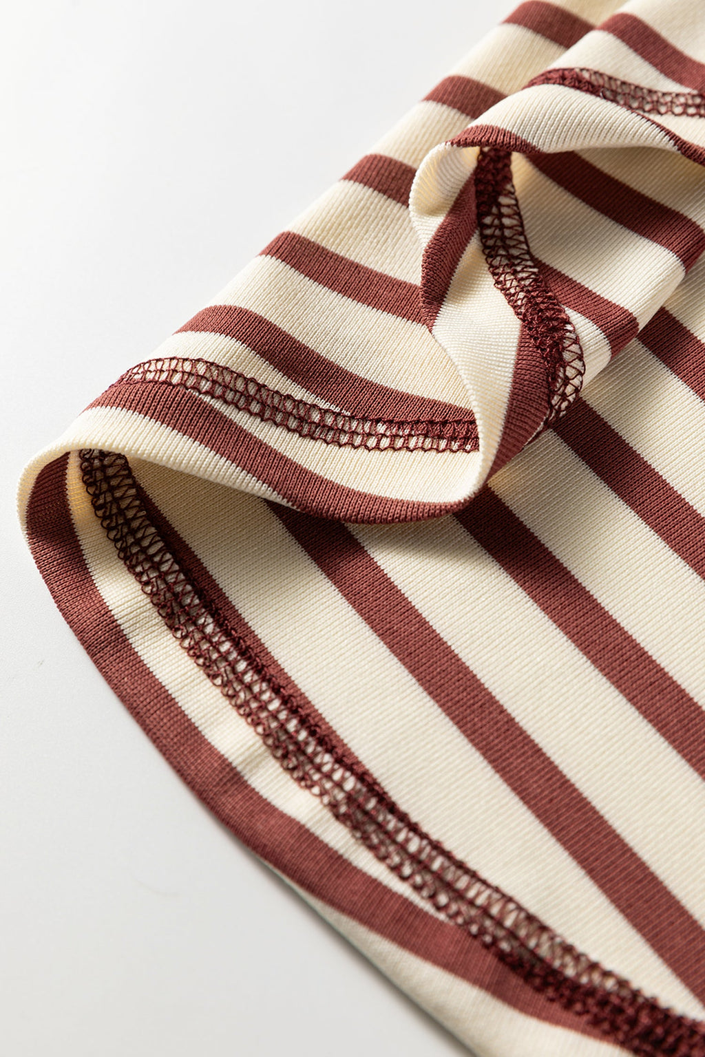 Yusra Stripe Half T Shirt