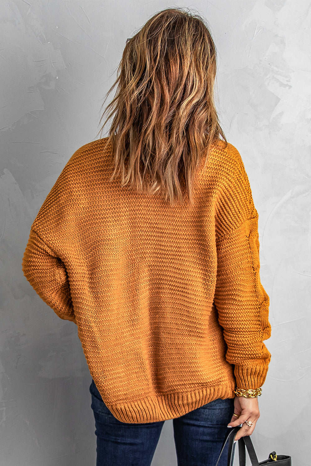 Lyralara Long Sleeve Knit Cardigan