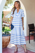 Alora Half Sleeve Vacation Dress