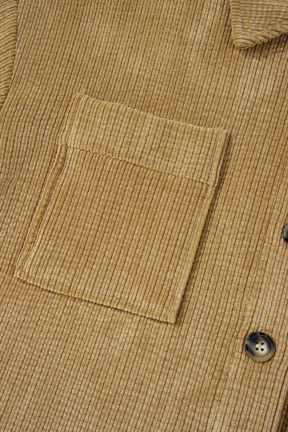 Giuliana Patched Up Corduroy Shacket