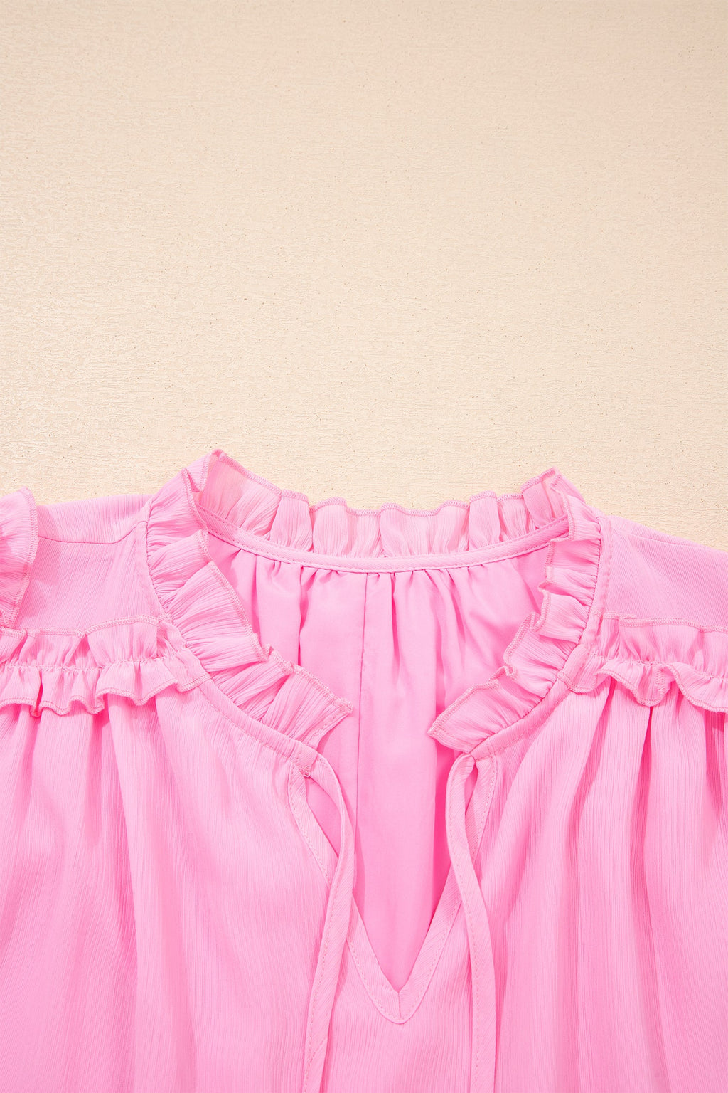 Milena Ruffle Short Sleeve PLUS Blouse