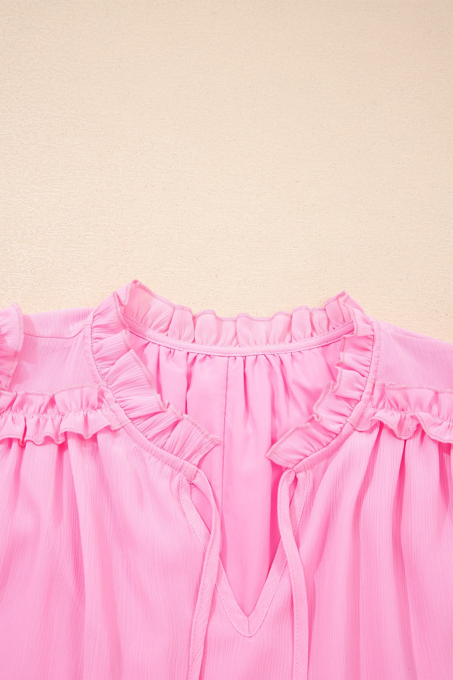 Milena Ruffle Short Sleeve PLUS Blouse