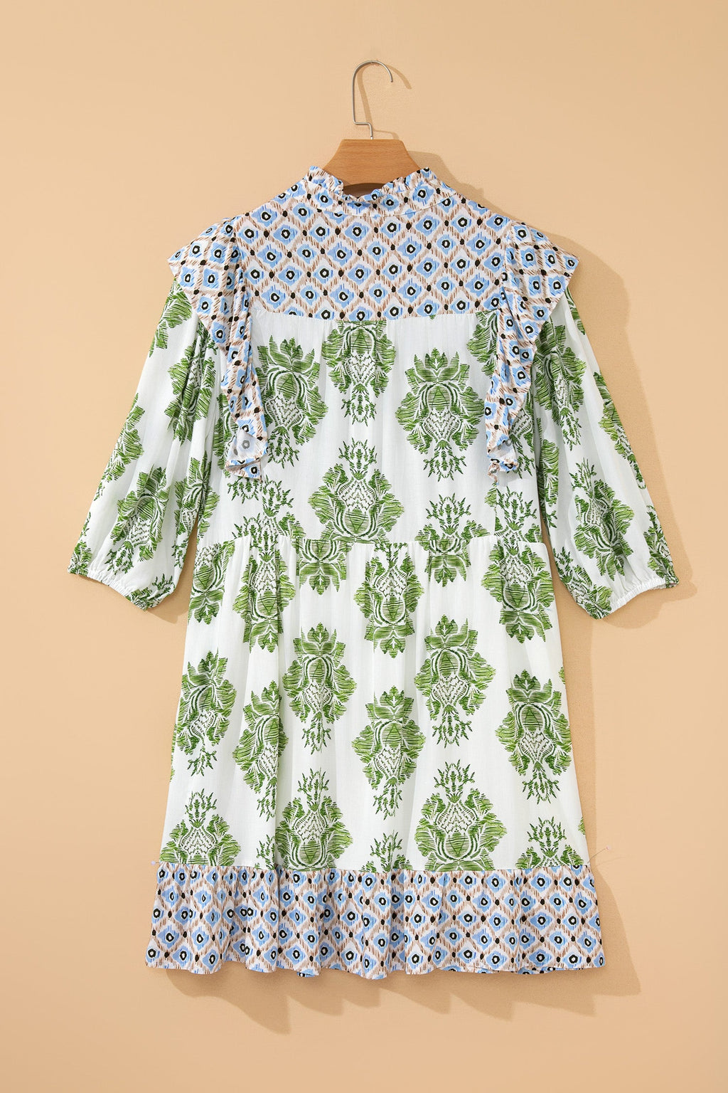 Margot Ruffle Detail Mini Dress