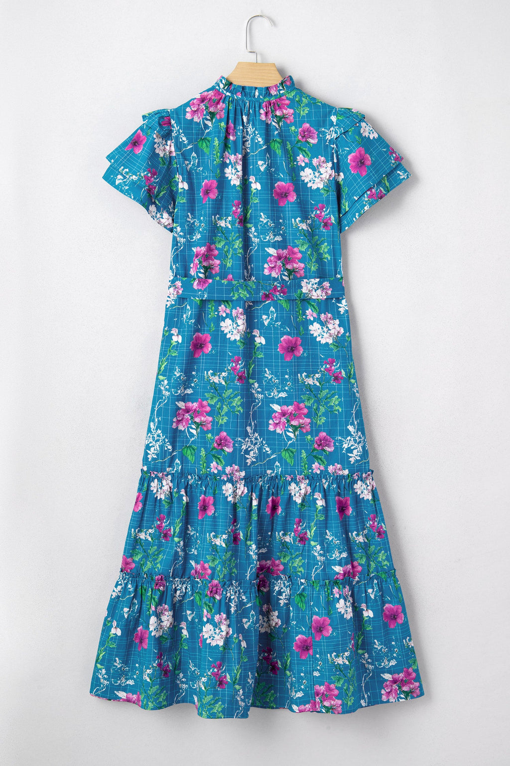 Tessa Tie Belted Long Dress