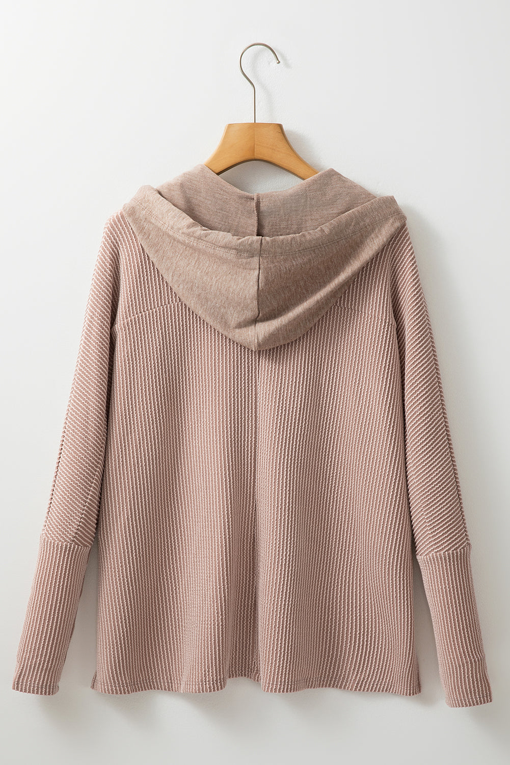 Olivia Patchwork Corded Drawstring Hoodie