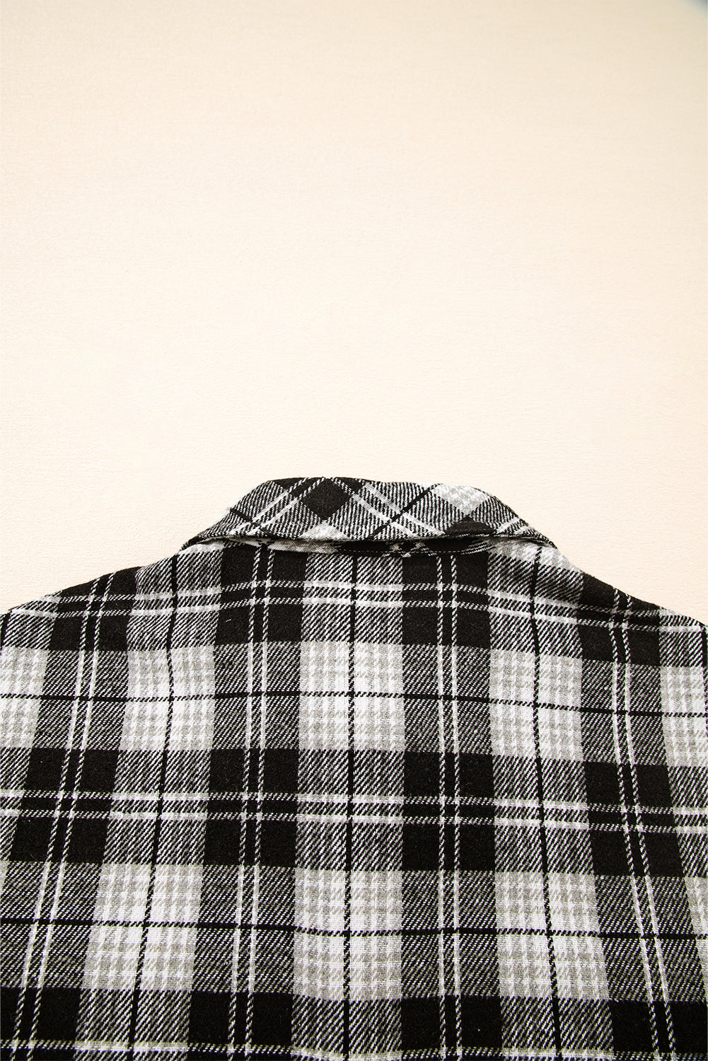 Leona Plaid Print Chest Shirt