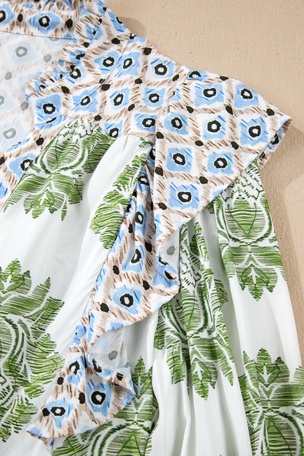 Margot Ruffle Detail Mini Dress