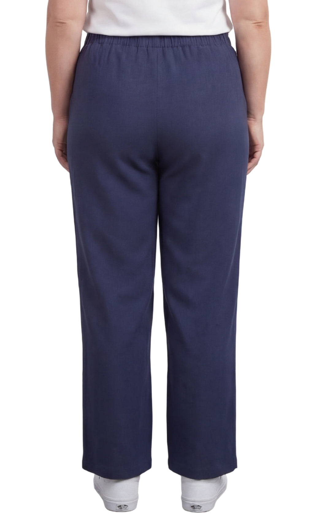 Women's Lightweight Pull-On Denim Jeans — Elastic Waist No Zipper