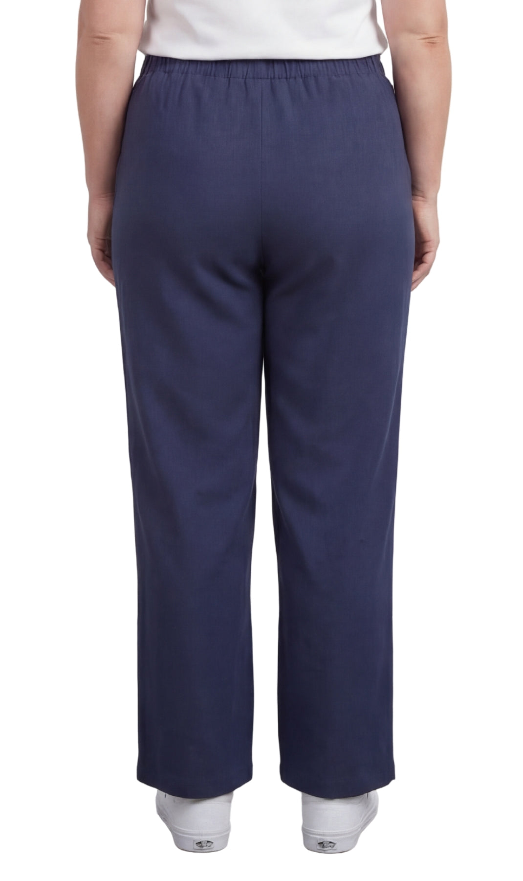 Women's Lightweight Pull-On Denim Jeans — Elastic Waist No Zipper