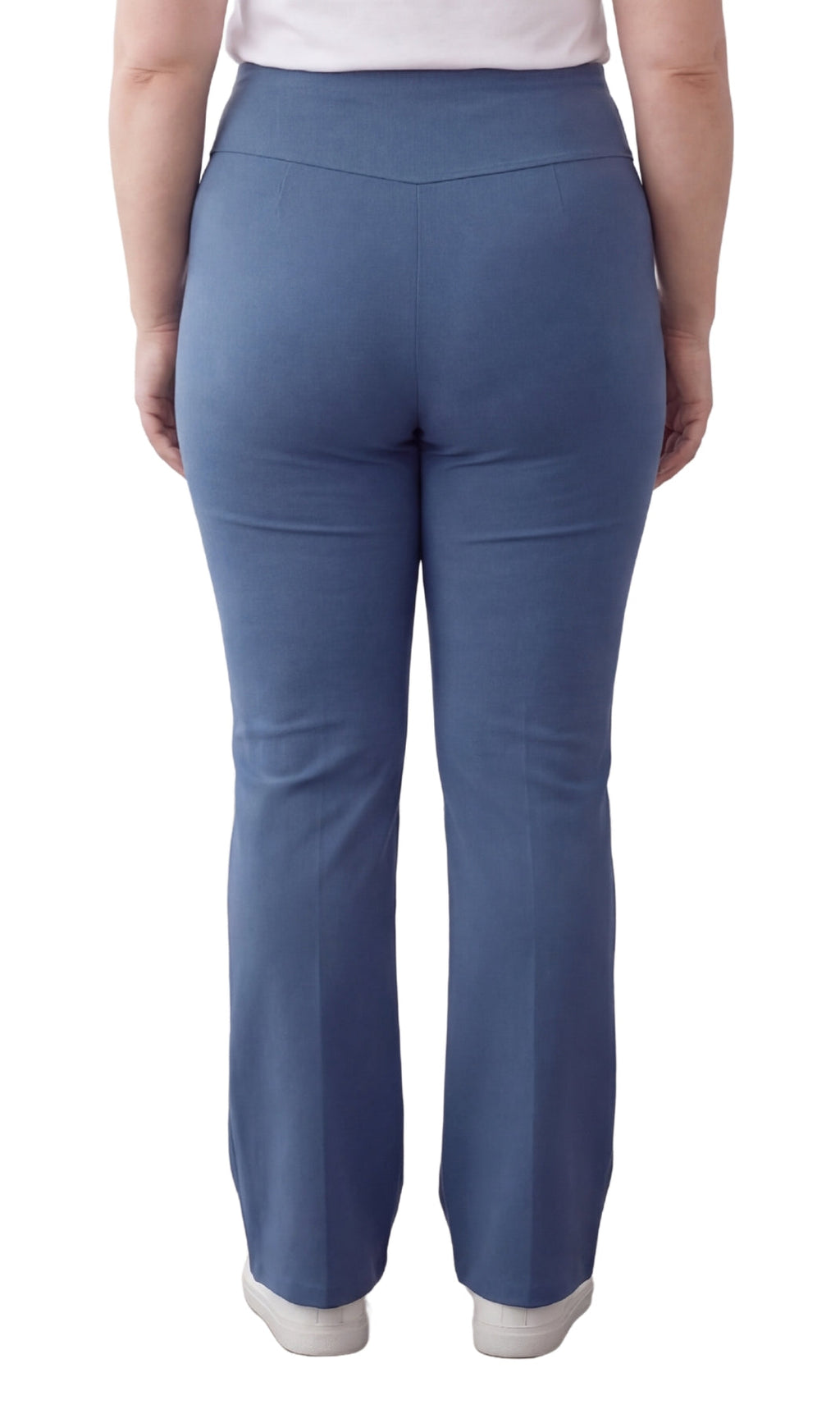 Women's Bootcut Flare Leggings — Pull-On Cotton Stretch with Crossover Waist
