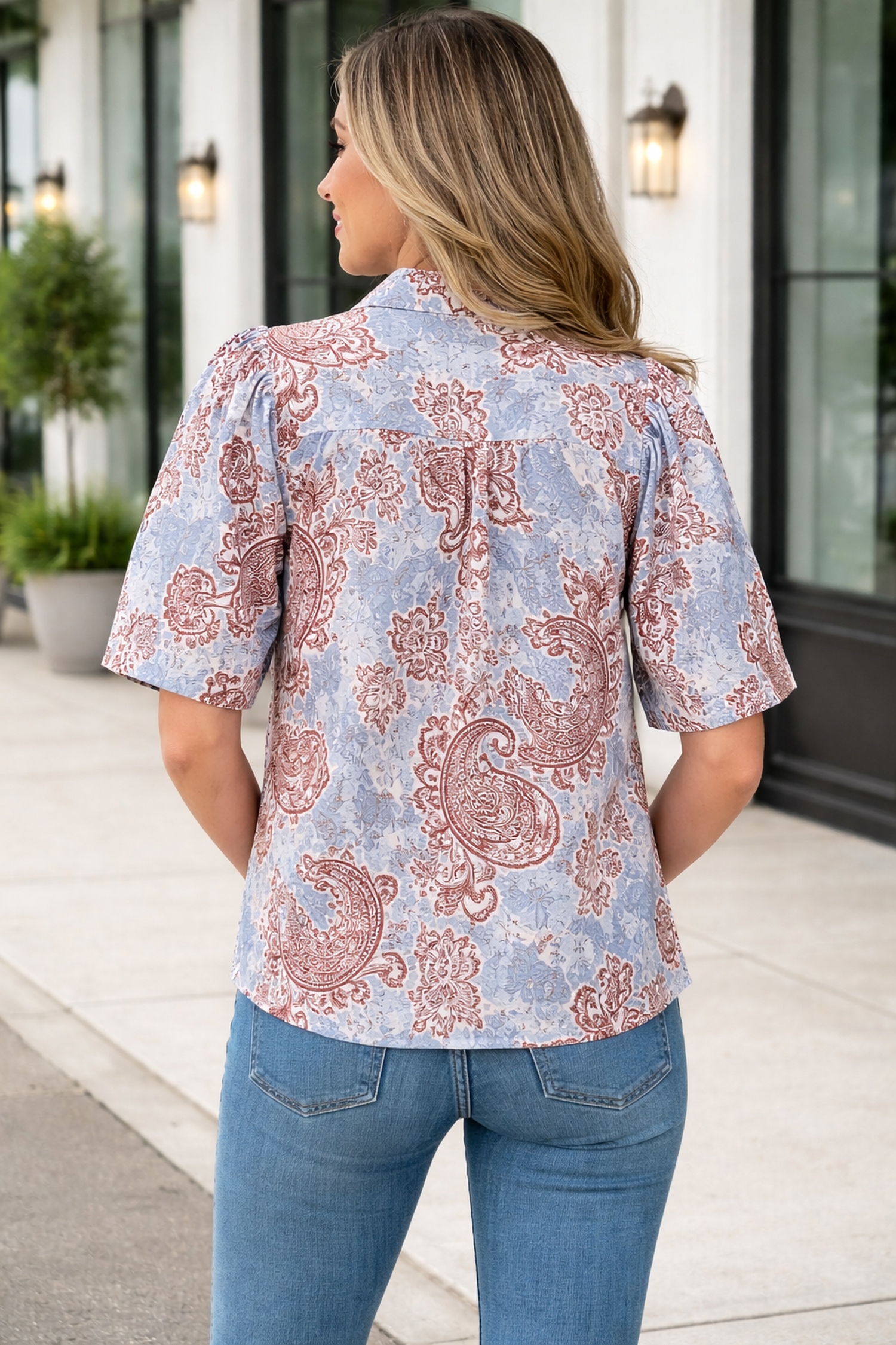 Athena Down Short Sleeve Shirt
