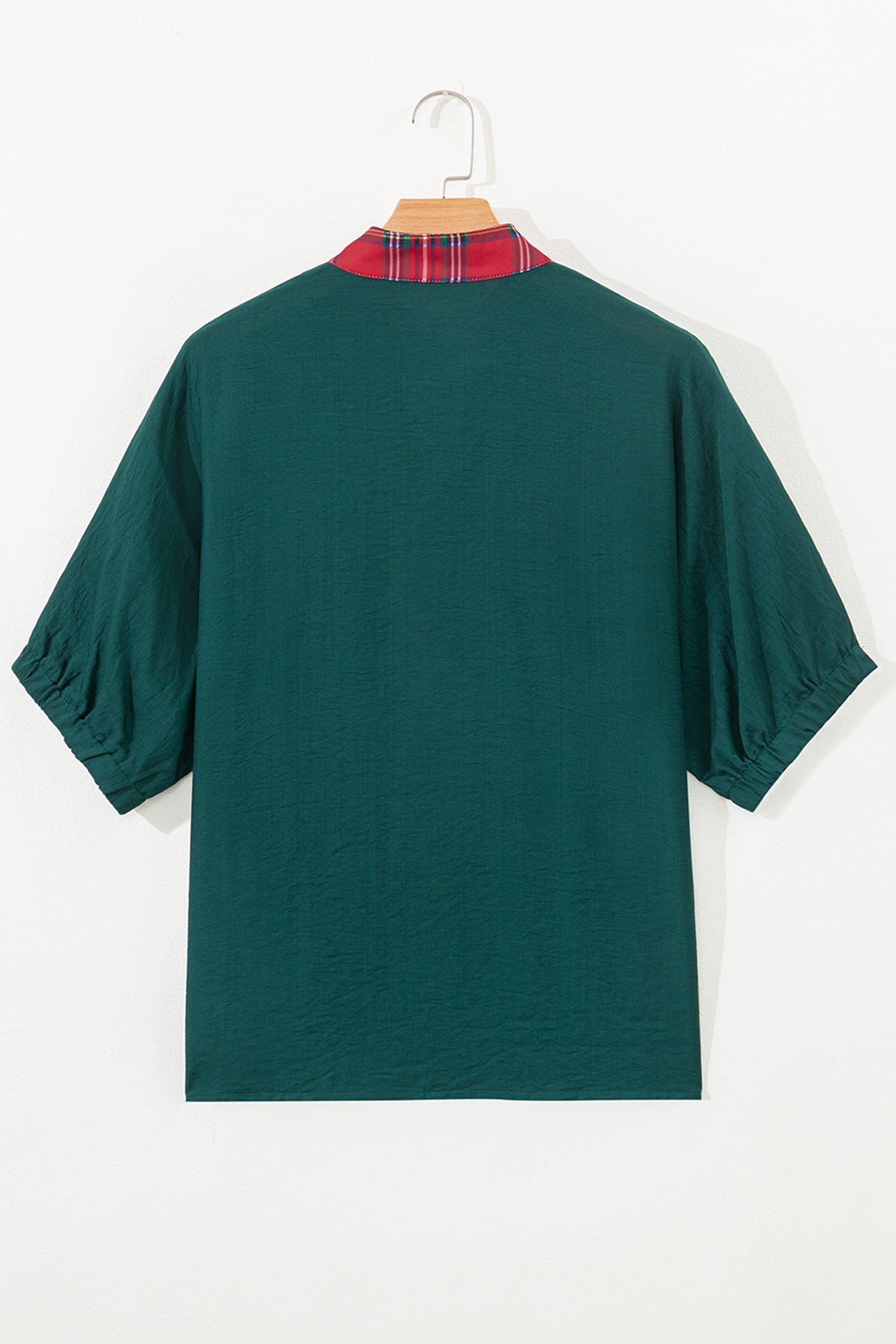Janiyah Patchwork Half Sleeve Blouse