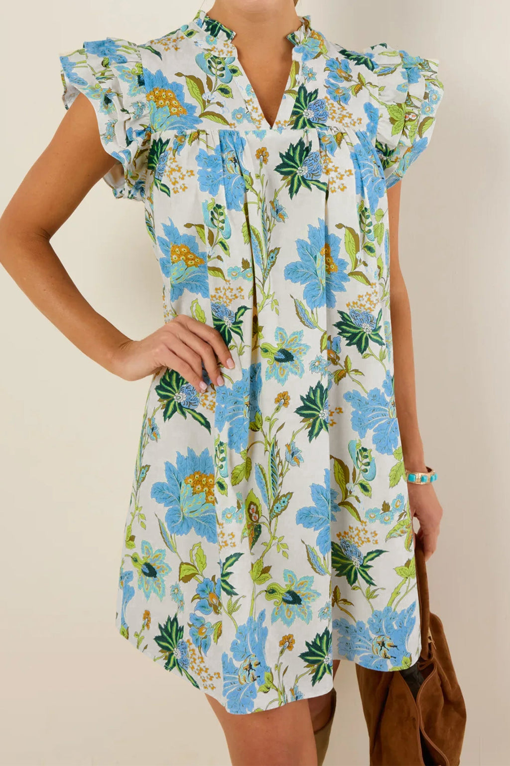Giuliana Sleeve Shift Mini Dress