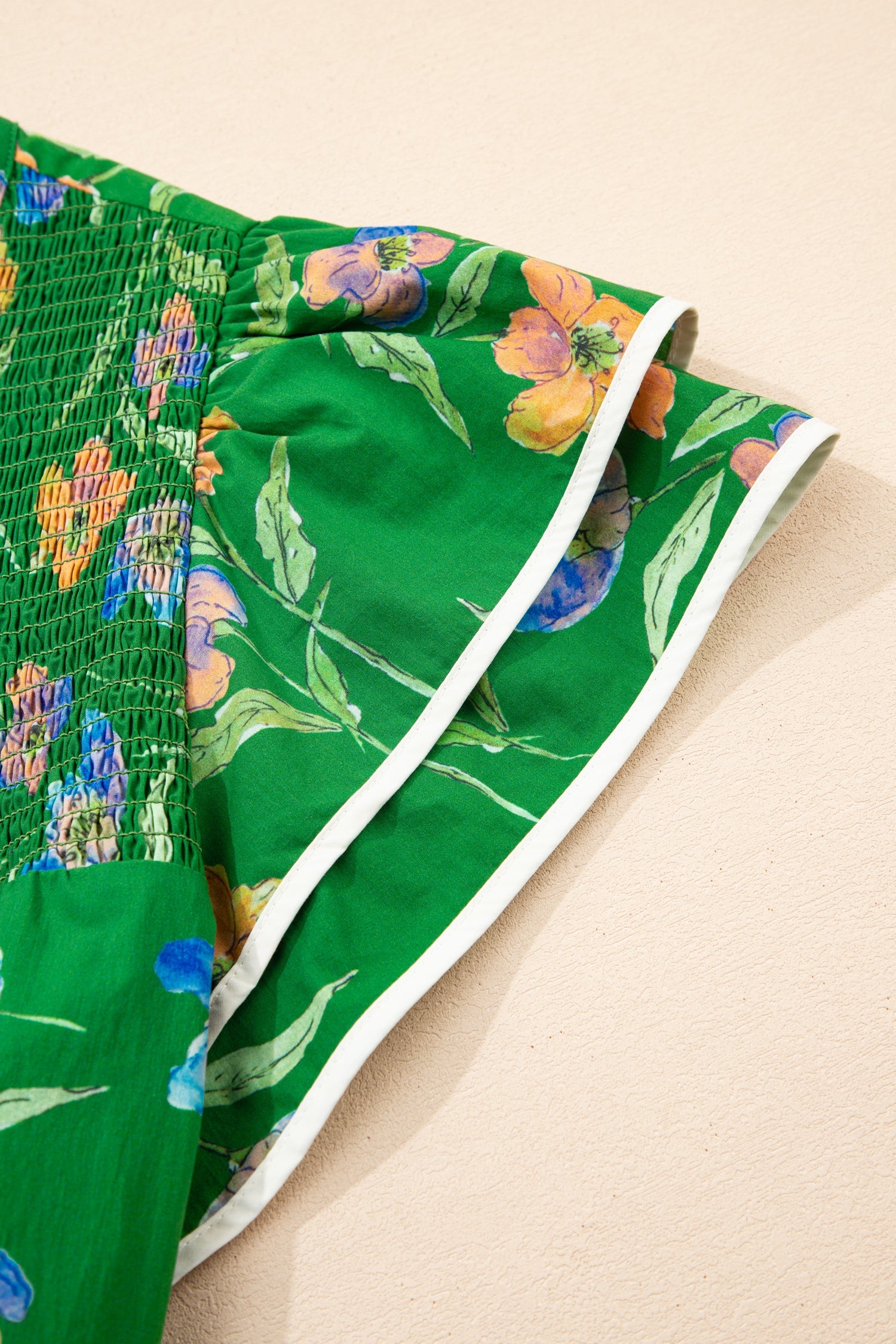 Keilani Short Sleeve Floral PLUS Top