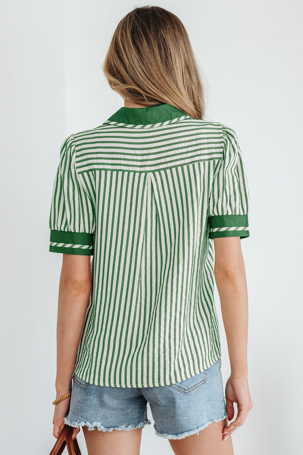 Elora Short Bubble Sleeve Blouse