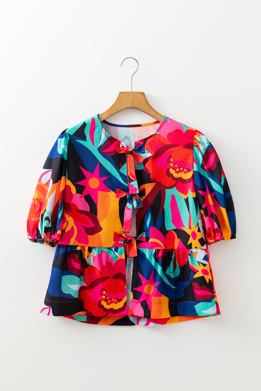 Kylee Puff Sleeve Babydoll Blouse