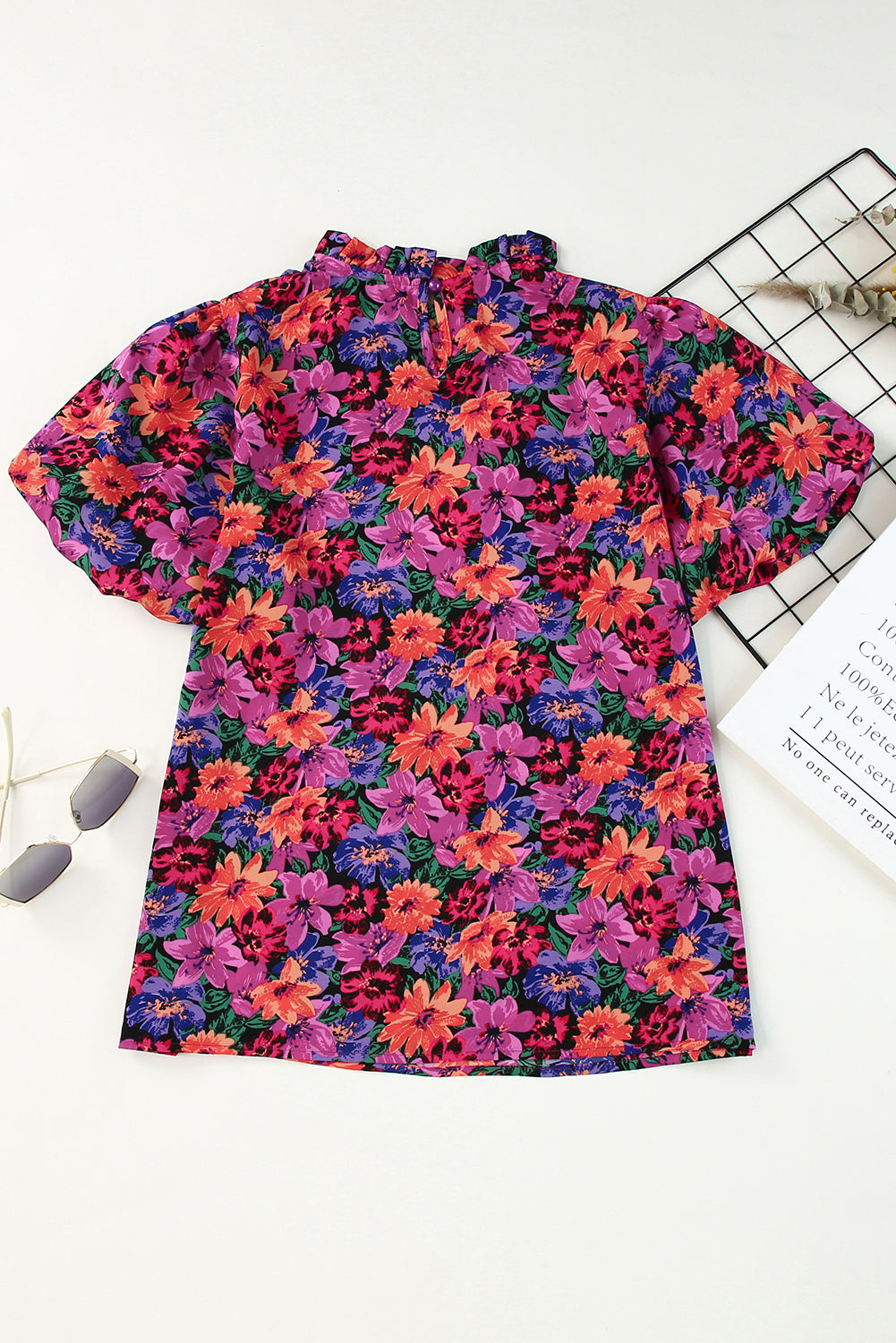 Ari Print Puff Sleeve Blouse