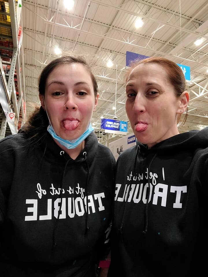 In And Out Of Trouble | Best Friend Hoodies (Set Of 2)