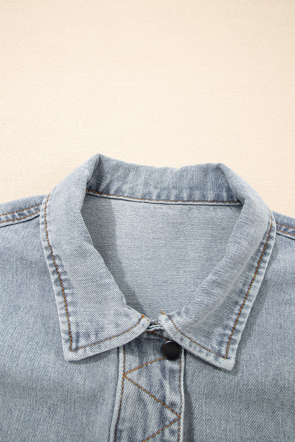 Sophia Zip Up Washed Jacket
