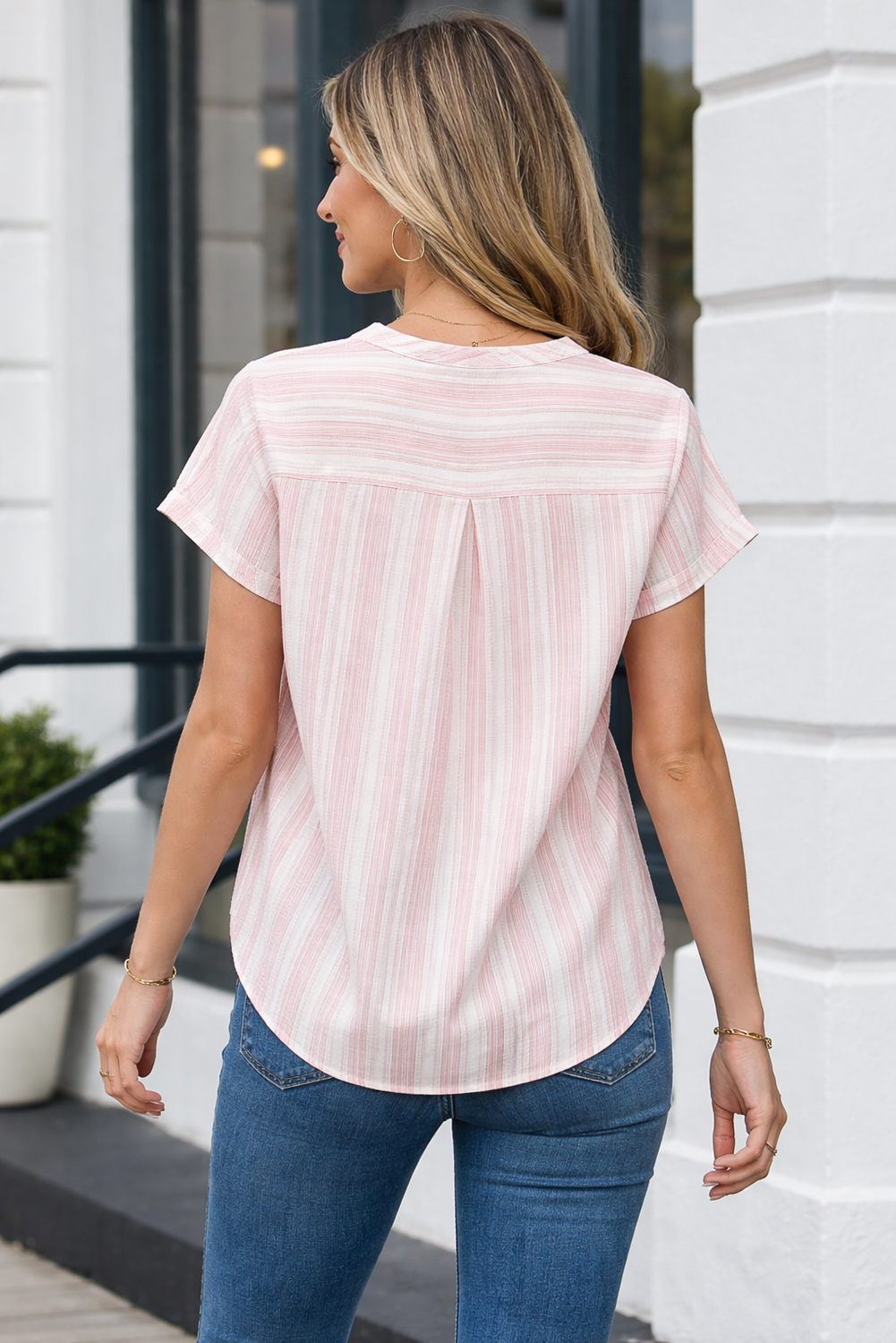 Kelly Short Sleeve Casual Blouse