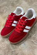 Harper Lace Up Flat Shoes