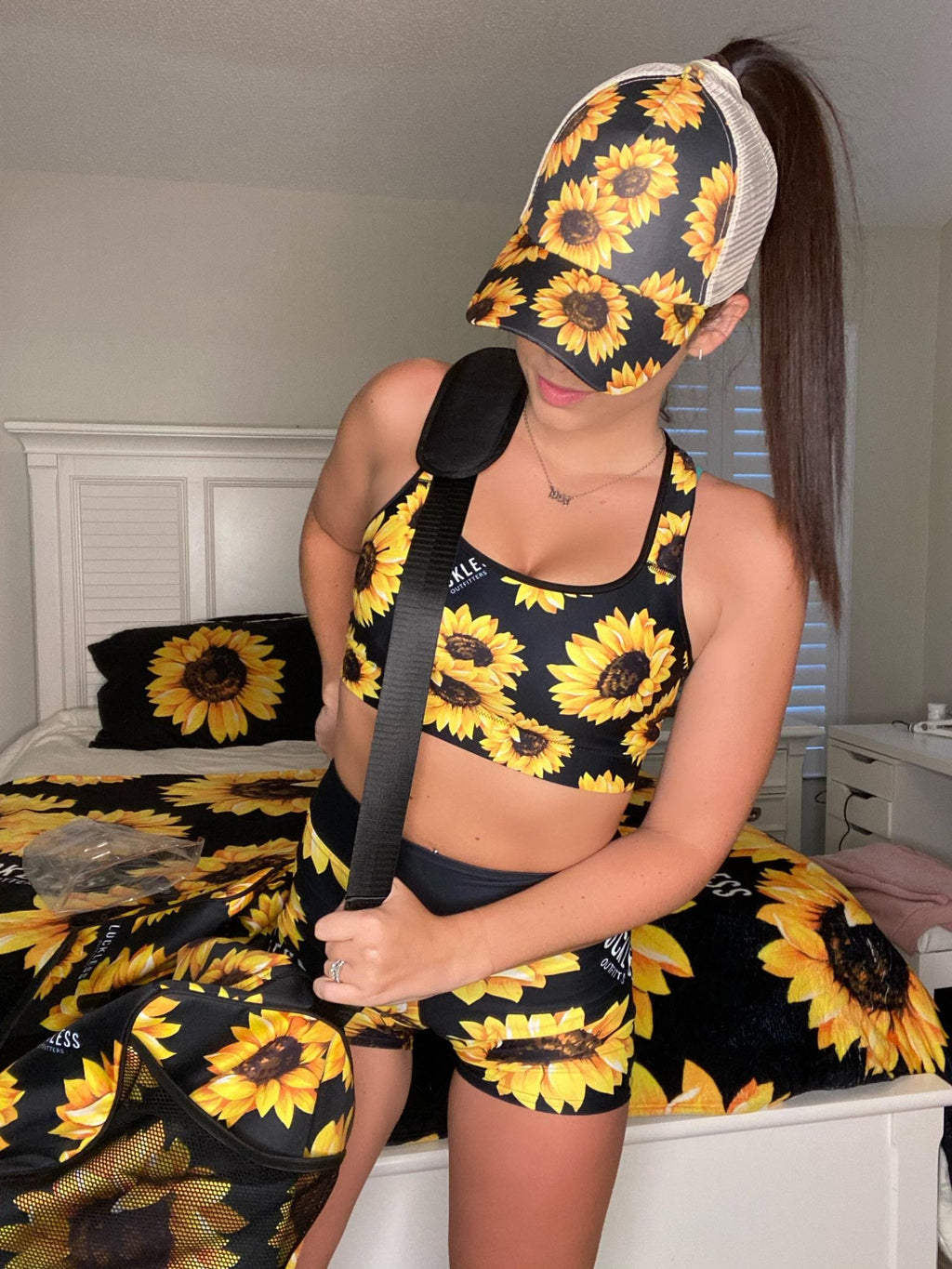 Sunflower Sports Bra