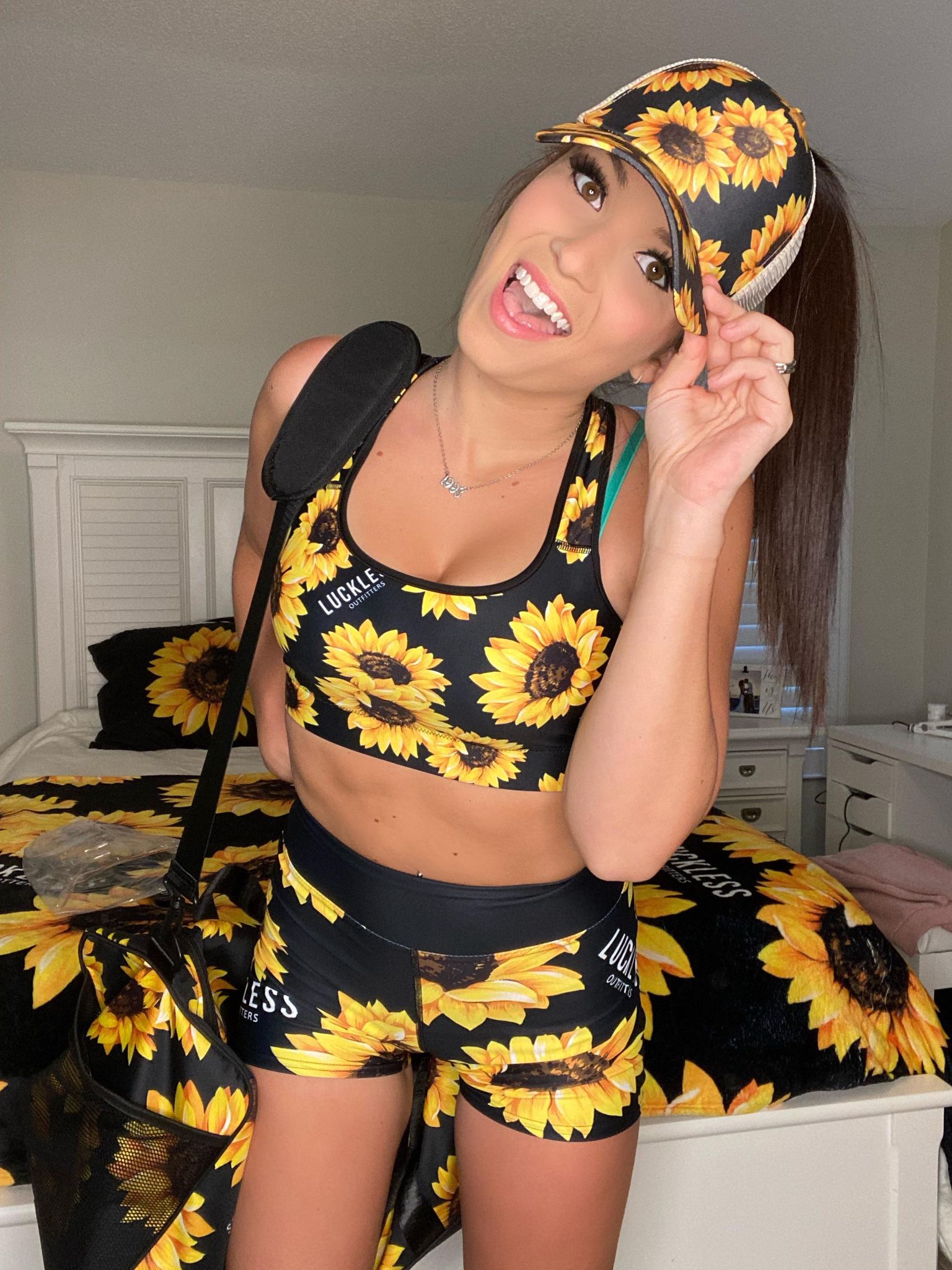 Sunflower Sports Bra