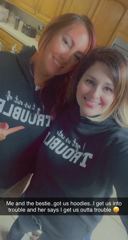 In And Out Of Trouble | Best Friend Hoodies (Set Of 2)