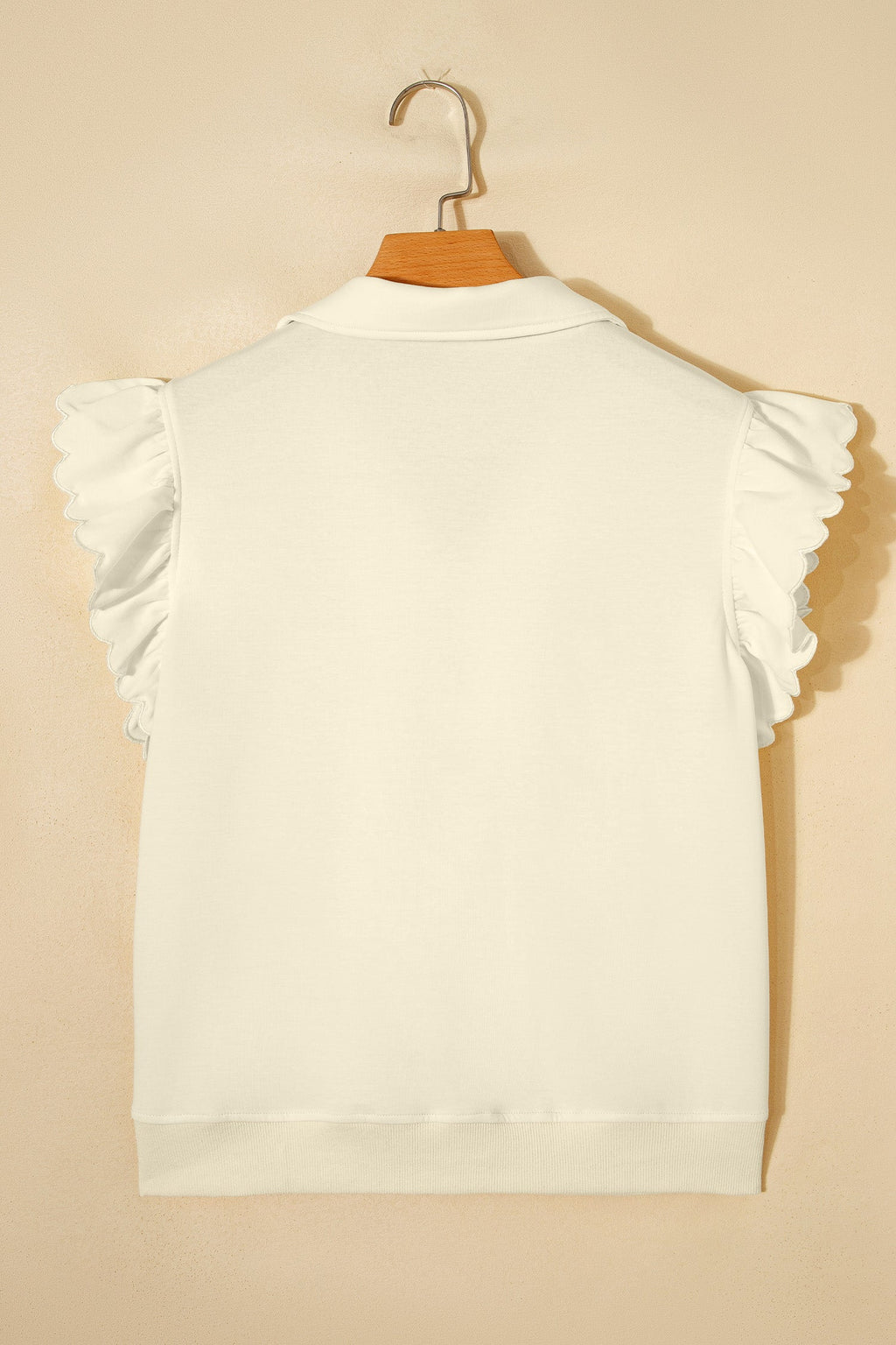 Juniper Ruffled Short Sleeve Blouse