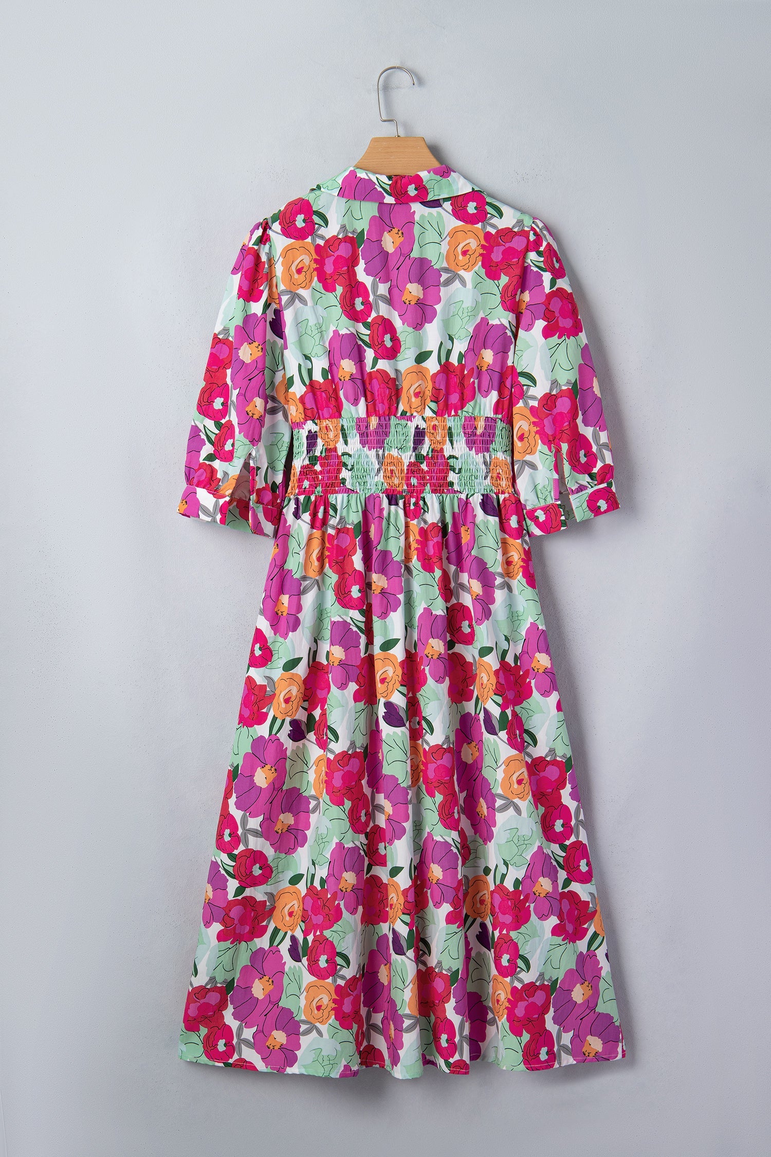 Lisa Puffy Half Sleeve Dress