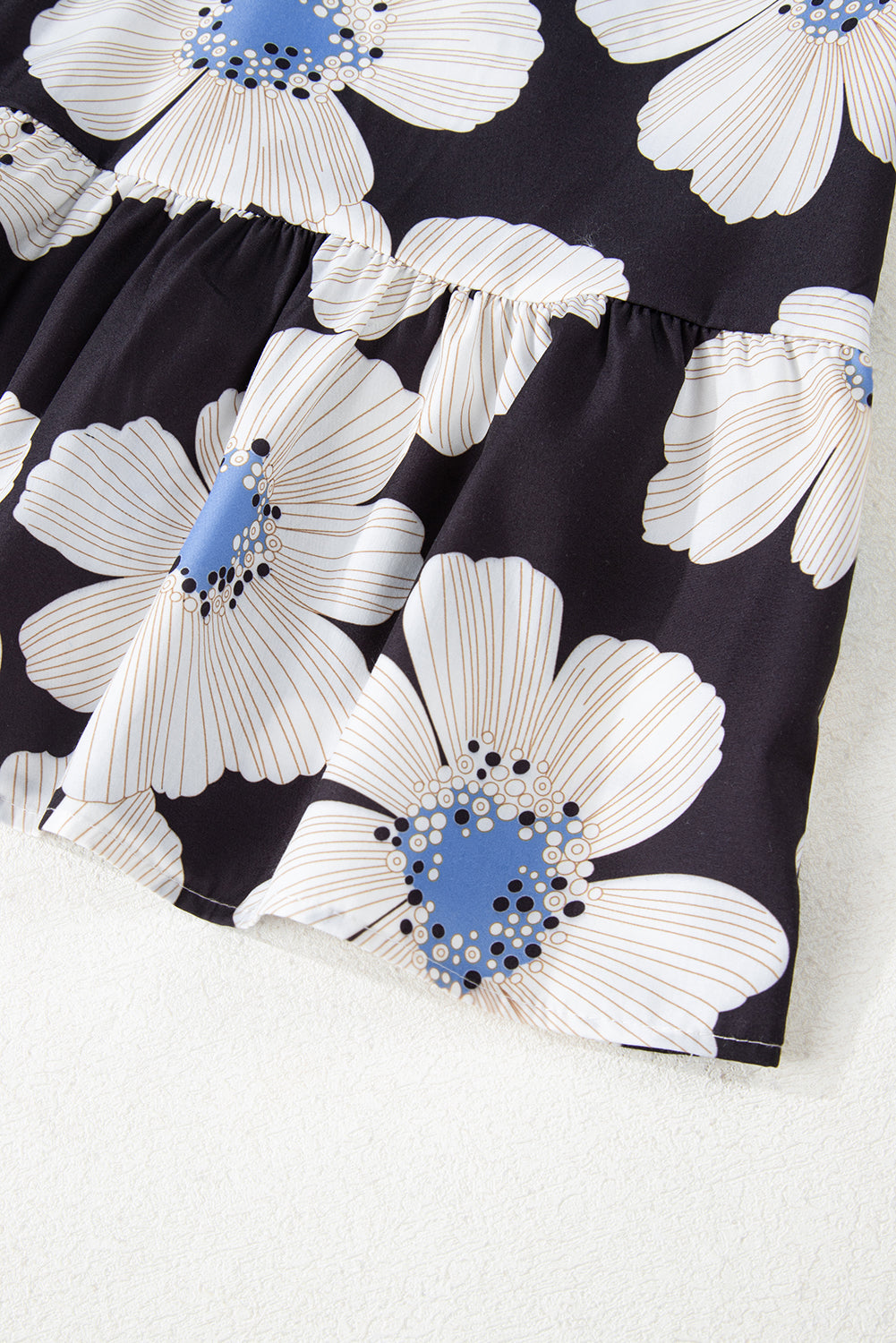 Azariah Tie Sleeve Collared Blouse