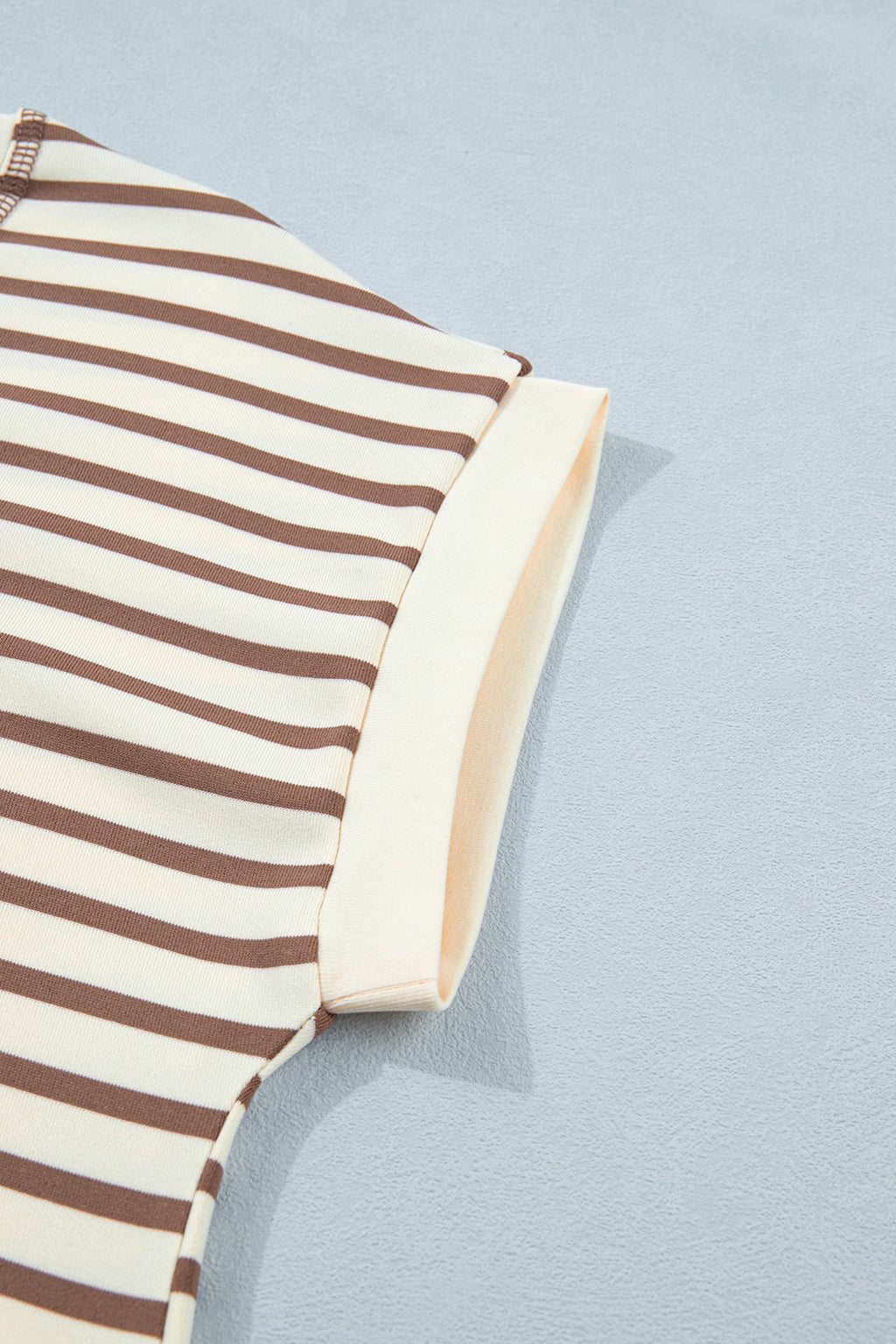 Keira Stripe Half T Shirt