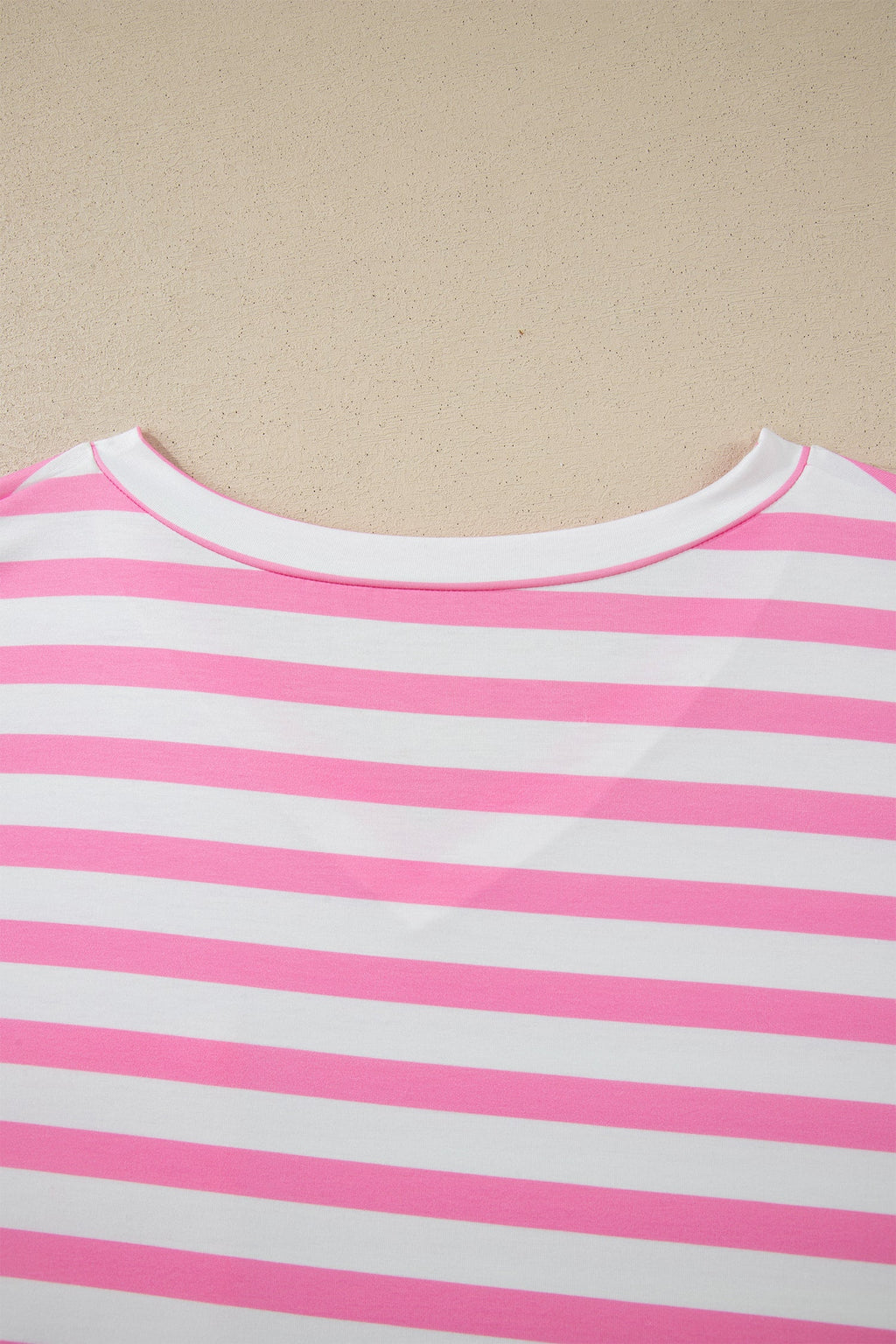 Ivanna Stripe Colorblock Patched PLUS Tee
